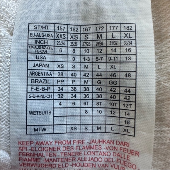 RIPCURL Dune Dress L White Boho Beach Cover Up Cotton Button Front Tassel Resort - Picture 9 of 13